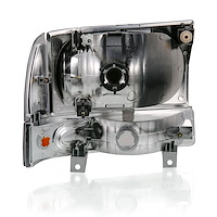 111458 Crystal Headlight Set Fits Select Ford Truck/Van