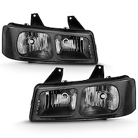 111474 Crystal Headlight Set Fits Select GM Truck/SUV