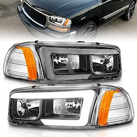 111522 Crystal Headlight Set Fits Select GM Truck/SUV