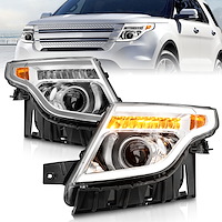 111576 Projector Headlight Set 2011-2015 Ford Explorer