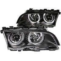 121015 Black Housing Headlights 1999-2001 BMW 3 Series E46
