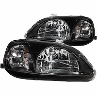 Black Housing Headlights 1999-2000 Honda Civic
