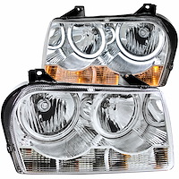121137 Chrome Housing Headlights 2005-2010 Chrysler 300