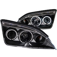 121198 Black Housing Headlights 2005-2007 Ford Focus ZX4