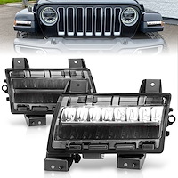 511085 Full LED Fender Lights Fits Select Jeep Wrangler Sport, Sport S Models 