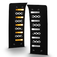 511089X Full LED DRL Vent Lights w/DRL Switch, Initiation, & Sequential Signal Fits Select Toyota Tundra