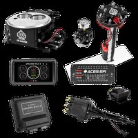 Complete Deuces Wild 2 EFI Conversion Kit for 2300-Flange Intake Manifolds [Black]
