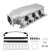 AM2048B LS1 Cast Aluminum Gamblers Edge Intake Manifold (Cathedral Port)