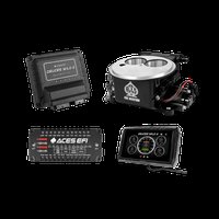 Deuces Wild 2 (2-bbl) EFI Throttle Body System [Black]
