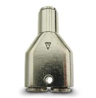 Y-Tee 1/4" Tube x 1/4" Tube x 1/4" Tube