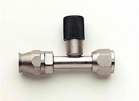 A/C Fitting With Chargeport -10AN