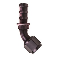 Aluminum Black Anodized Fitting -06AN Hose Size