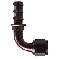 Aluminum Black Anodized Fitting -06AN Hose Size