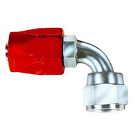 Reusable Steel Non-Swivel 90 deg. Elbow -04AN Hose Size
