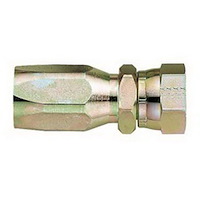 Reusable Steel Swivel Straight 3/4 - 16 Thread Size -08AN Hose Size