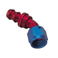 Aluminum Red/Blue Anodized Fitting -08AN Hose Size