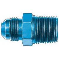 -12AN Dash 3/4in. Dash Aluminum Blue Anodized - Male AN To Pipe Adapter