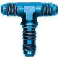-06AN Dash x -06AN Dash x -06AN Dash Aluminum Blue Anodized - Bulkhead Tee