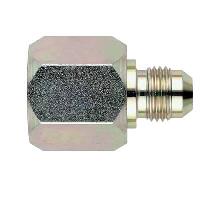 -10AN x -06AN Steel - Reducer AN Flare Swivel AN Flare