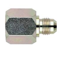 -12AN x -08AN Steel - Reducer AN Flare Swivel AN Flare