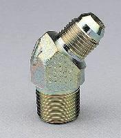 -03AN Dash 1/8in Dash Steel - 45 deg. Male AN To Pipe Adapter