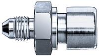 Male Flare To Female Inverted Flare Brake Adapter -03AN To 3/8-24 Thread