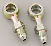 FBM2947 Flare To Banjo Adapter -03 AN to 10 mm Thread, Steel - S.A.E. 37 deg.