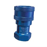 Female Half 250 PSI Working Pressure -15 deg. F to +300 deg. F 3.97oz Viton Seal 6061 Aluminum - Quick-Disconnect Coupling