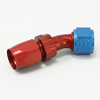 -12AN Hose Size 30 deg. Elbow Reusable Aluminum Swivel