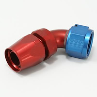 -16AN Hose Size 60 deg. Elbow Reusable Aluminum Swivel