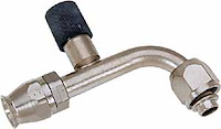 A/C Fitting With Chargeport -8AN