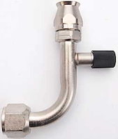 A/C Fitting With Chargeport -10AN