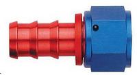 Red/Blue Straight Socketless Fitting -10AN