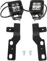 LED Flood Light Pod and Ditch Bracket Kit 2005-2015 Toyota Tacoma