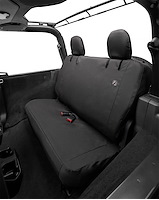 29292-35 Seat Covers for 2018-2024 Jeep Wrangler JL 2-Door [Black Diamond, Fits Factory Seats]