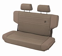 39439-37 Trailmax II Fold-N-Tumble Seat for 1997-2006 Jeep Wrangler [Rear/Second Seat, Spice Vinyl w/Center Fabric Insert]