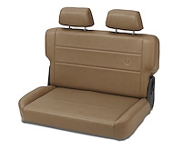 39440-37 TrailMax II Rear Fold & Tumble Bench Seat for 1955-1995 Jeep CJ/Wrangler [Spice Vinyl]