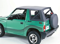 Replace-A-Top, Black Denim, Clear Windows, No Door Skins Included,