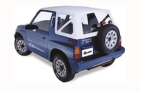 Replace-A-Top, White Denim, Clear Windows, No Door Skins Included,
