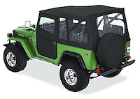 51464-15 Supertop for 1964-1984 Land Cruiser FJ40 [Black Denim]