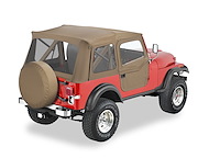 51595-04 Supertop for 1951-1962 M-38A1, 1955-1975 Jeep CJ5 [Tan]