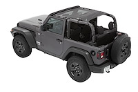 52412-11 Sun Safari Bikini Tops for 2018-2022 Jeep Wrangler JL 2-Door [Mesh]