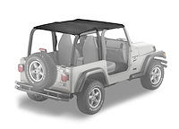 52530-15 Strapless Safari Bikini Top for 1997-2002 Jeep Wrangler [Black Denim]