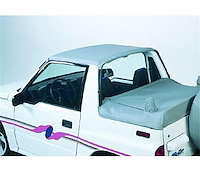 Strapless Standard Targa Style Bikini Top, Black Denim, Color-Matched, Must Have Factory Original Soft Top Windshield Header,
