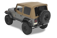 Supertop Squareback Soft Top, Spice, No Doors Included, Tinted Side/Rear Windows,