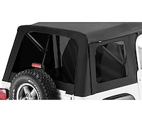Window Replacement Set, Black Diamond, Incl. 2 Side Windows & 1 Rear Window, Fits SuperTop