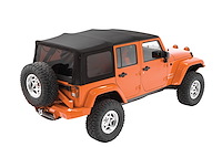 79348-35 Replace-A-Top OE Exact Fabric for OEM Hardware for 2018 Jeep Wrangler JK, 2010-2017 Jeep Wrangler