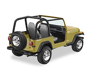 80009-15 Sport Bar Covers for 1992-1995 Jeep Wrangler [Black Denim]