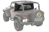 Windjammer Wraparound Wind Screen, Black Denim,