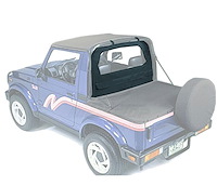 80061-15 Windjammer for All Suzuki Samurai [Black Denim]